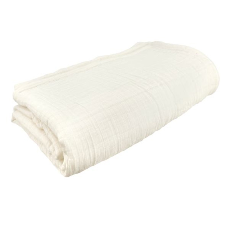 3-Piece Neutral Cotton Blend Coverlet Set, Full/Queen