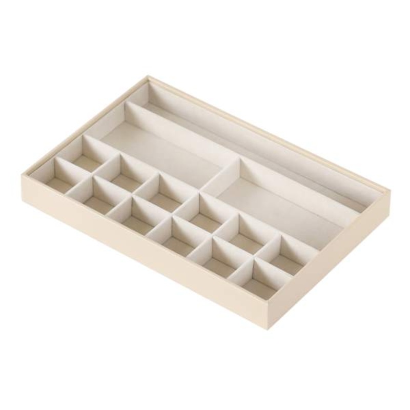 Vinyl Jewelry Organizer, Beige