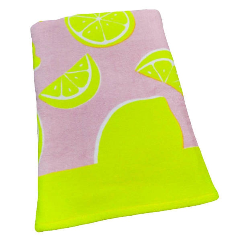 Lemon Beach Towel,  34×64