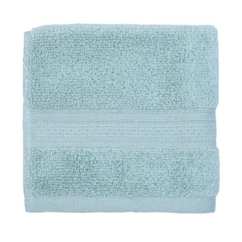 Luxury Sea Green Washcloth, 13″