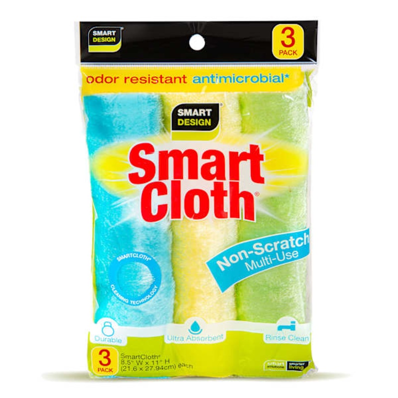 3-Pack Antibacterial Smartcloth