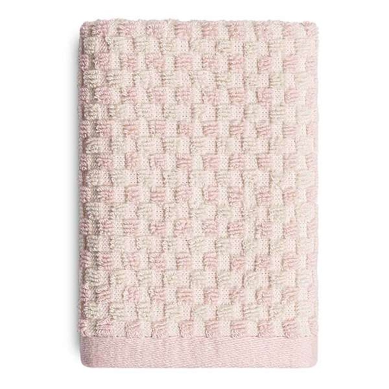 Plush Performance Pink Popcorn Cotton Washcloth, 13″