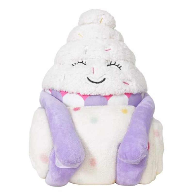 Tiny Dreamers Cupcake Huggable with Throw Blanket