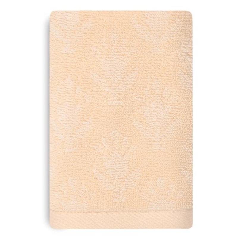 Plush Performance Yellow Patterned Cotton Washcloth, 13″