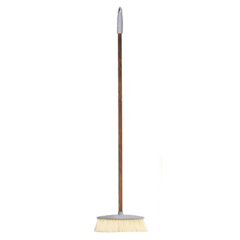 Bamboo Wood Premium Distressed Canoe Broom