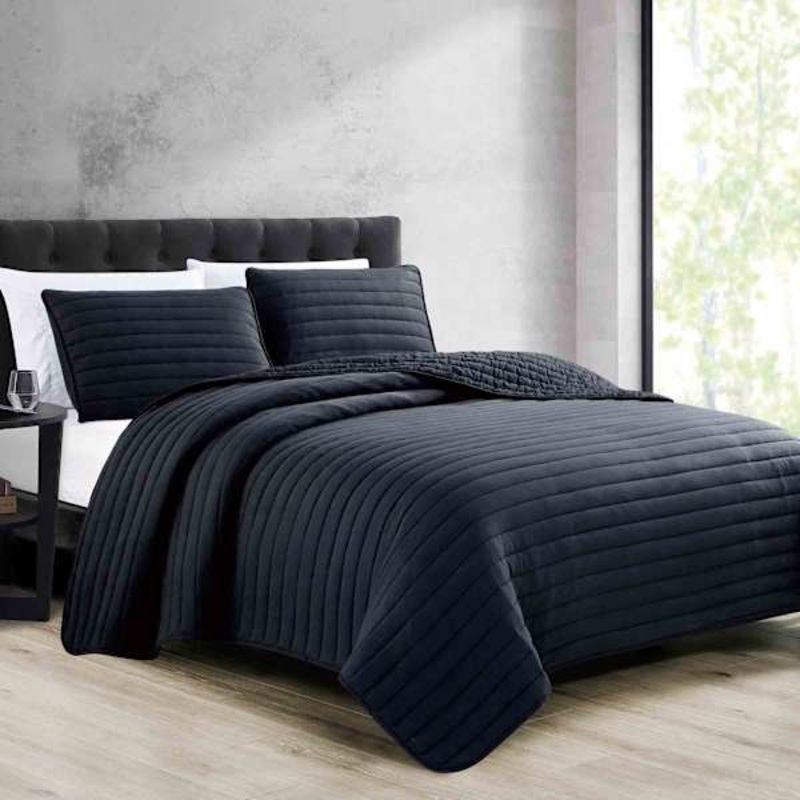 3-Piece River Quilt Set, King