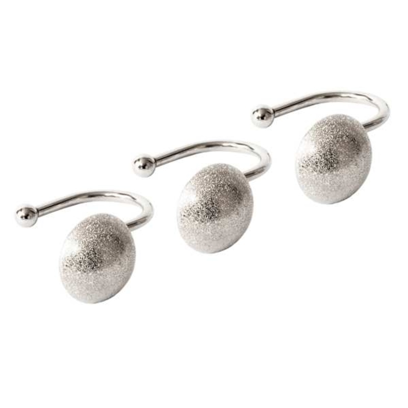 Providence 12-Piece Liza Chrome Shower Hooks