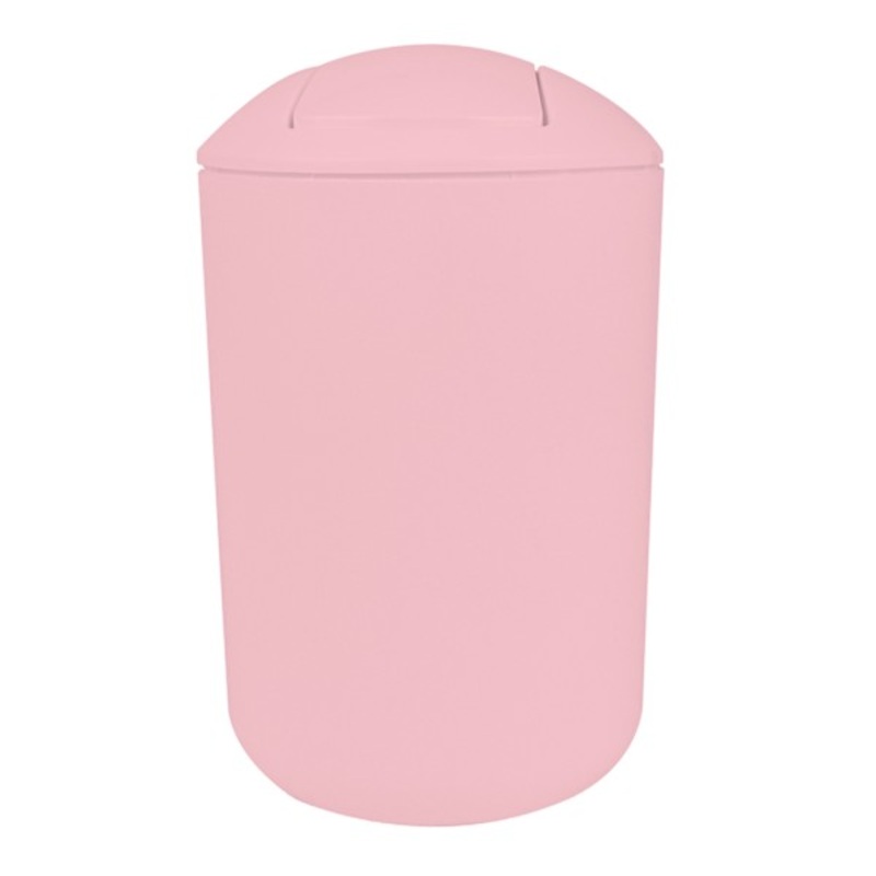 Tiny Dreamers Pink Plastic Trash Can, 6l