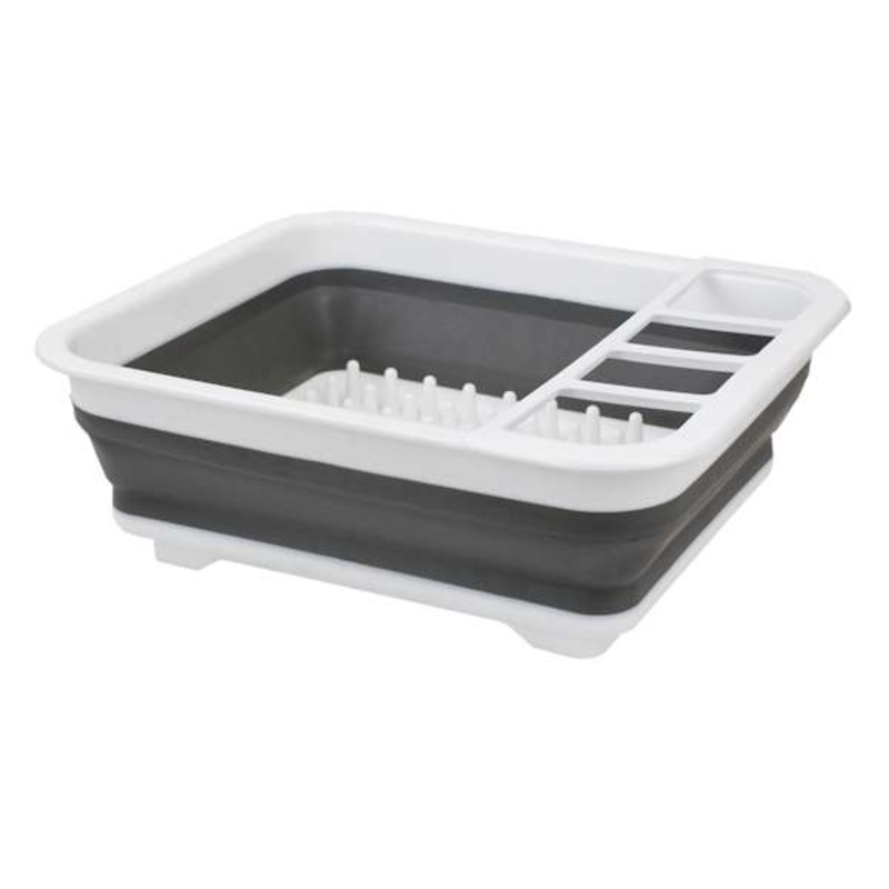 White Collapsible Dish Rack