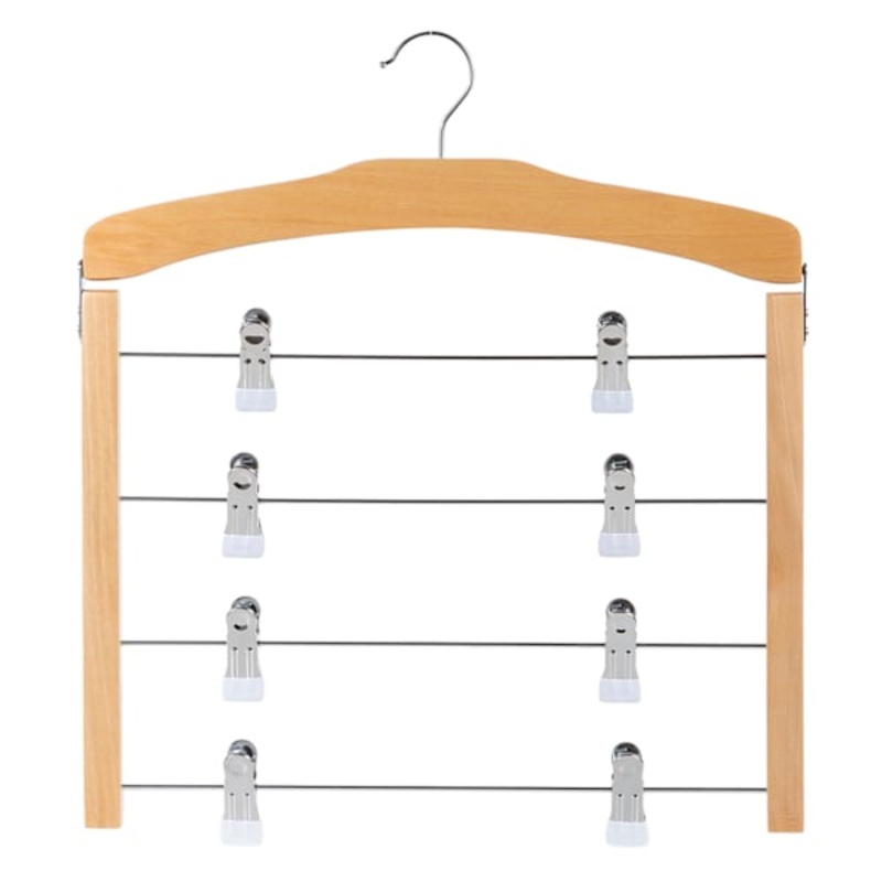 4-Tier Wood Skirt Hanger