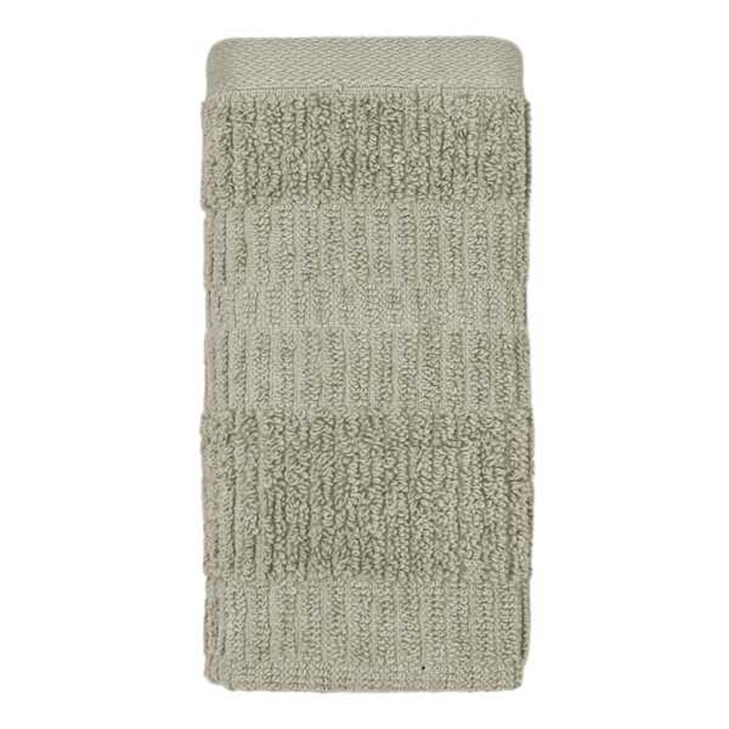 Textured Brown Fingertip Towel
