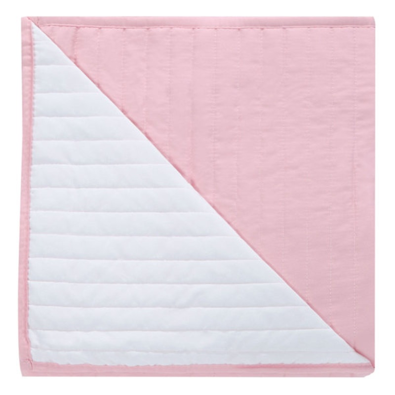 Tiny Dreamers Solid Pink Quilt, Twin