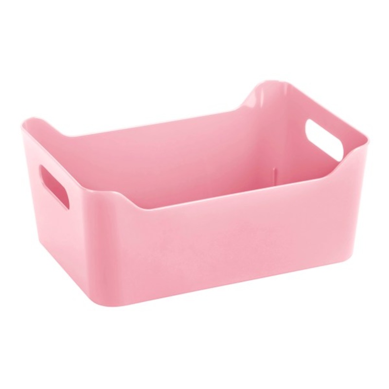 Tiny Dreamers Pink Storage Bin, 9.0l