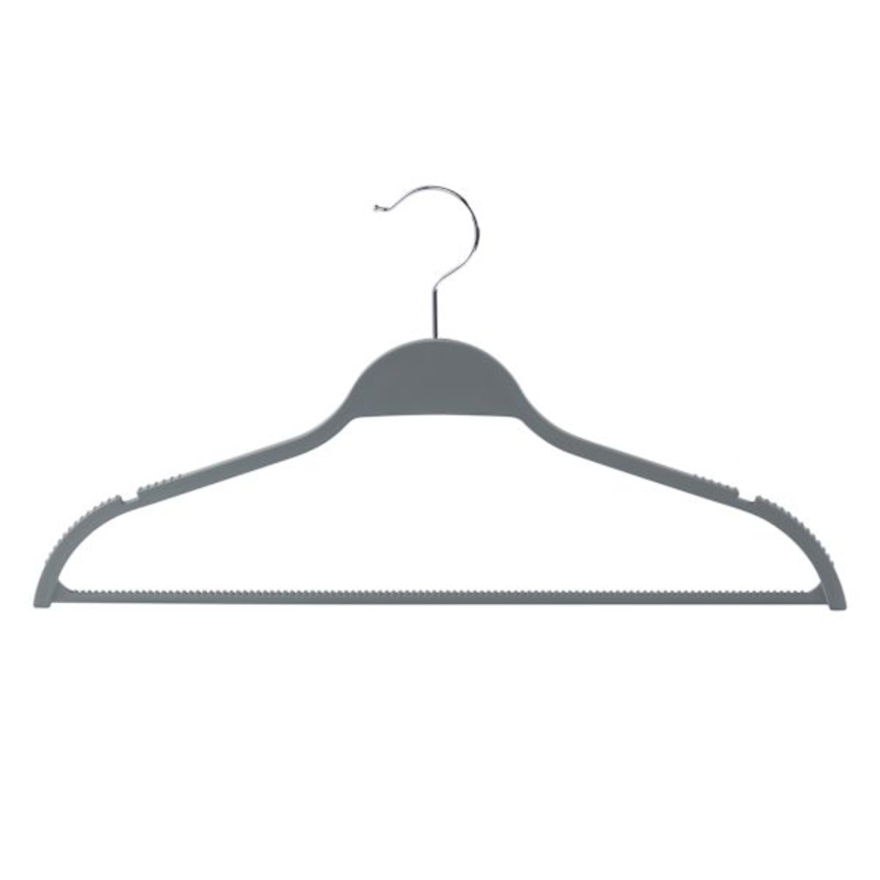 12-Piece Non-Slip Suit Hangers, Grey
