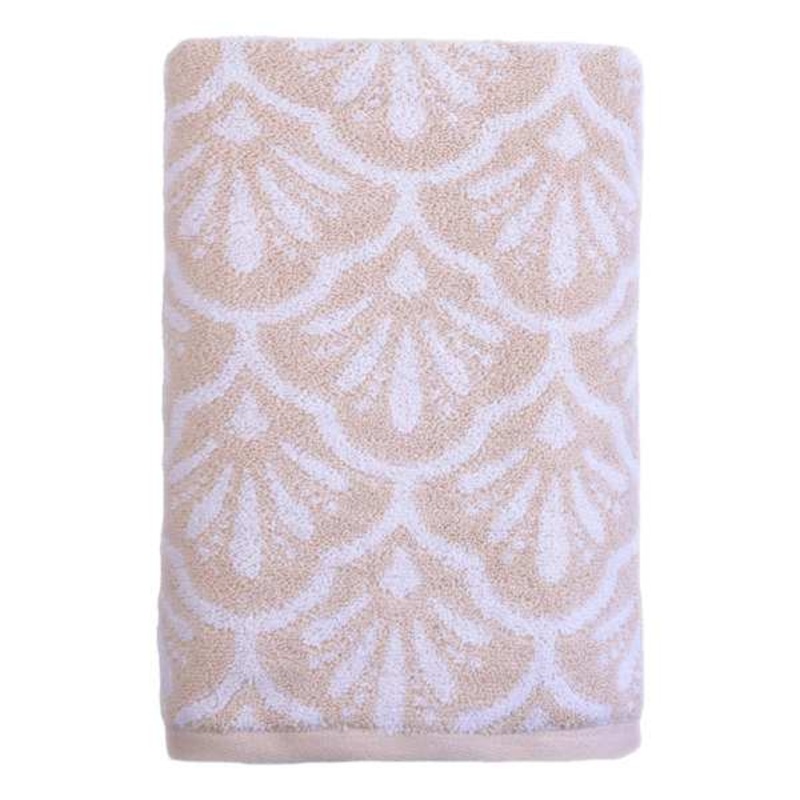 Luxury Jacquard Tan Bath Towel, 30×56
