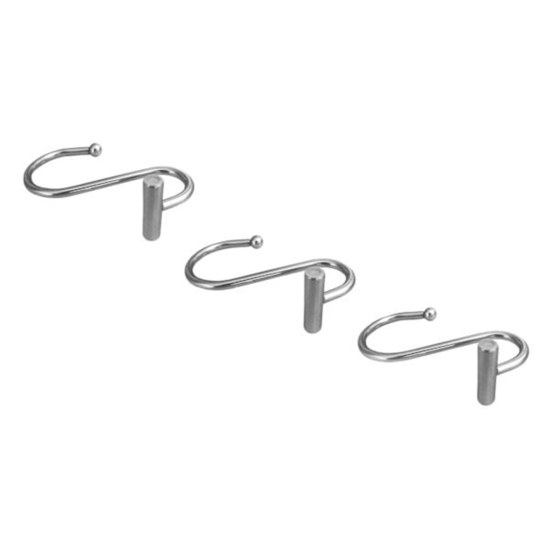 12-Pack Chrome Primo S-Shaped Shower Hooks
