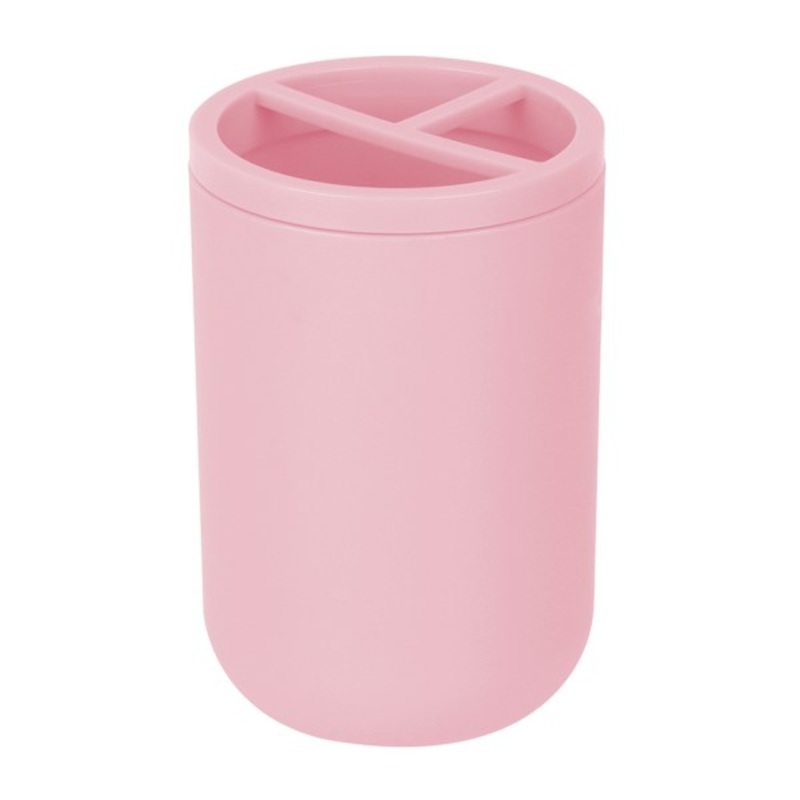 Tiny Dreamers Pink Plastic Toothbrush Holder, 4.4″