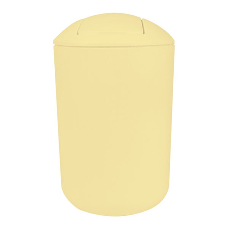 Tiny Dreamers Yellow Plastic Trash Can, 6l