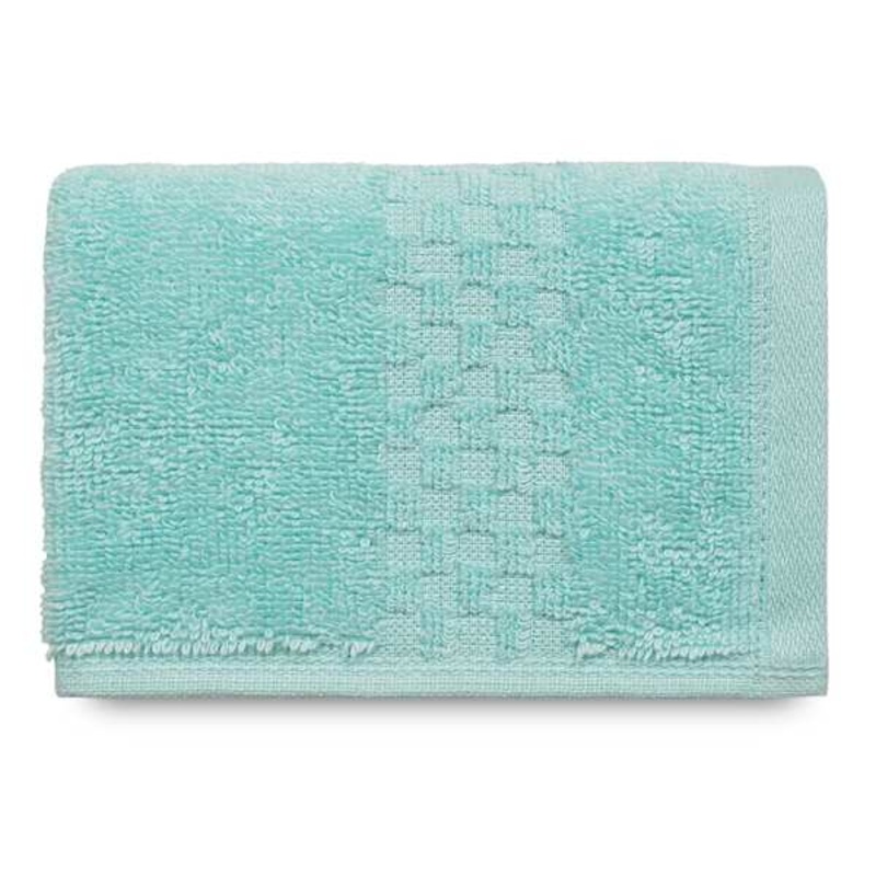 Tiny Dreamers Angel Blue Cotton Washcloth, 13″