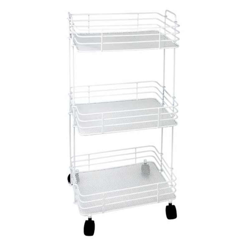 Ty Pennington 3-Tier Wide Mesh Storage Cart