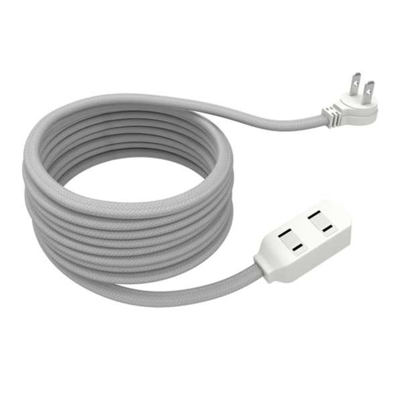 3-Outlet Fabric Cord, 15′
