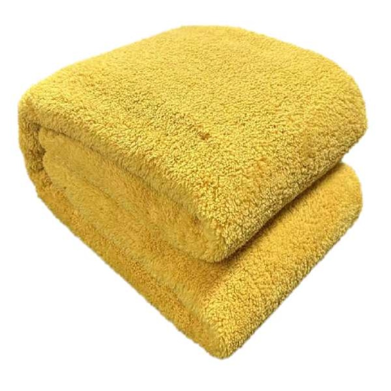 Yellow Sherpa Bed Blanket, Full/Queen