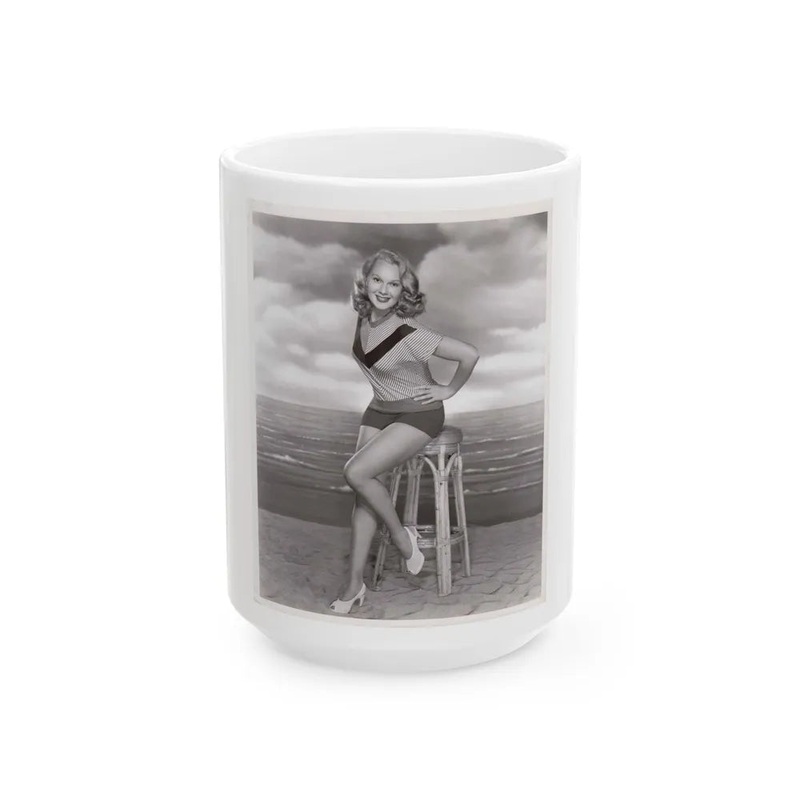 Adele Jergens #184 (Vintage Female Icon) White Coffee Mug