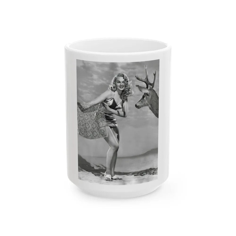 Adele Jergens #241 (Vintage Female Icon) White Coffee Mug