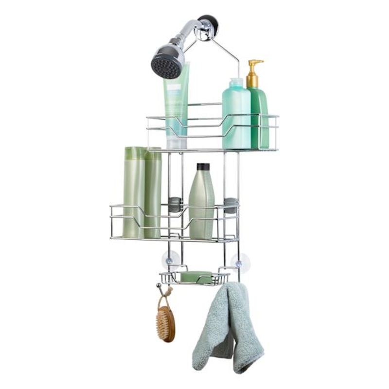 Adjustable Tier Shower Caddy, Chrome