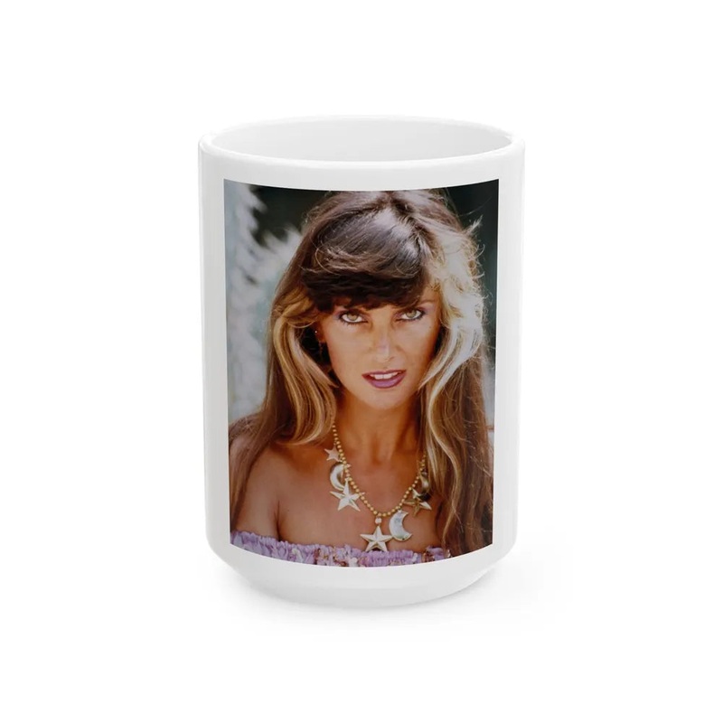 Caroline Munro #318 (Vintage Female Icon) White Coffee Mug