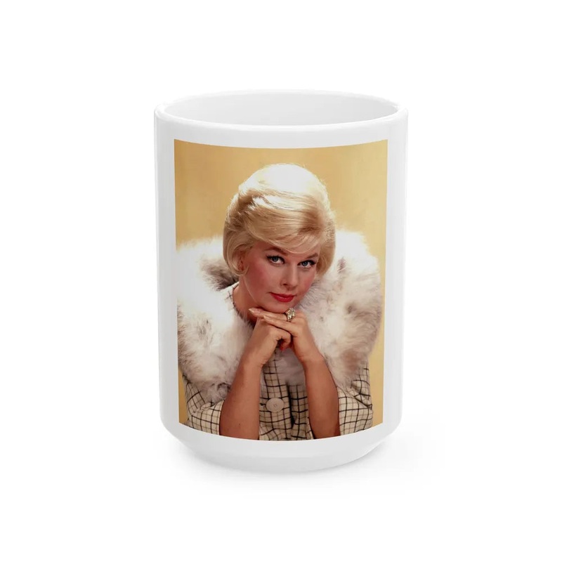 Doris Day #60 (Vintage Female Icon) White Coffee Mug
