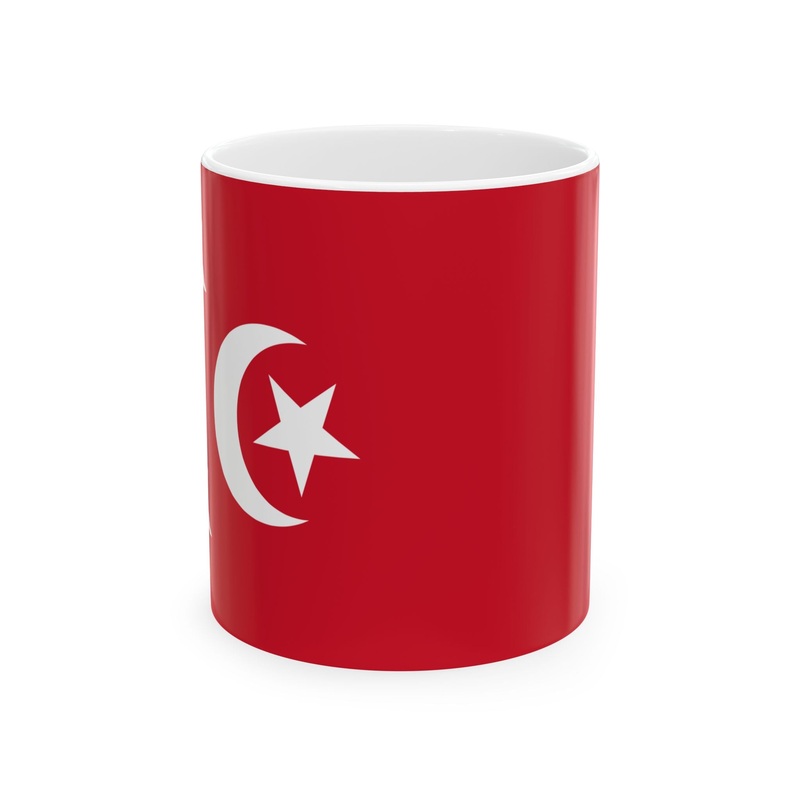 Flag of Egypt 1882-1922 (Egypt) White Coffee Mug