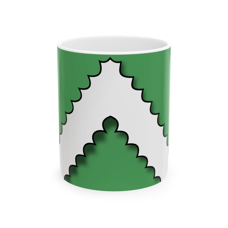 Flag of Sasnovy Bor (Belarus) White Coffee Mug