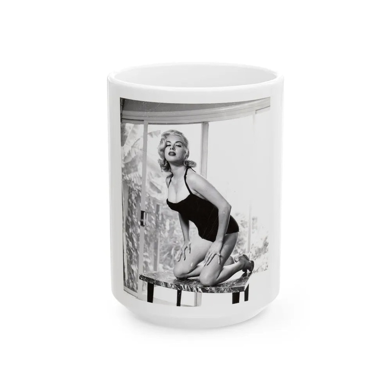 Jeanne Carmen #50 (Vintage Female Icon) White Coffee Mug