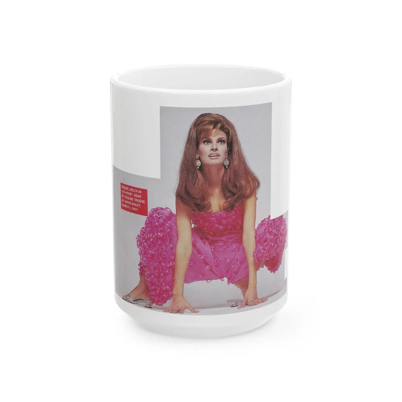 Raquel Welch #406 – Mag. Cover (Vintage Female Icon) White Coffee Mug