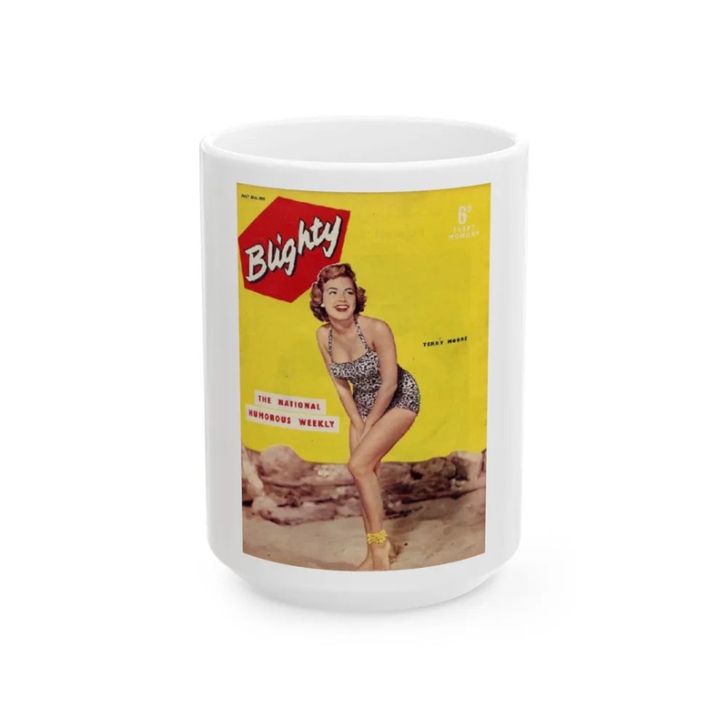 Terry Moore #267 – Mag. Cover (Vintage Female Icon) White Coffee Mug