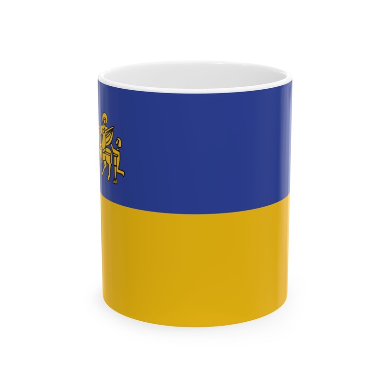 Tessenderlo vlag (Belgium) White Coffee Mug