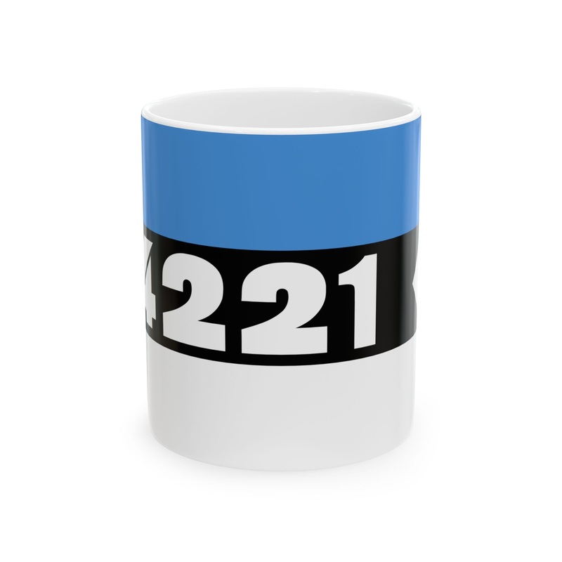4221 GdCo flag (Estonia) White Coffee Mug