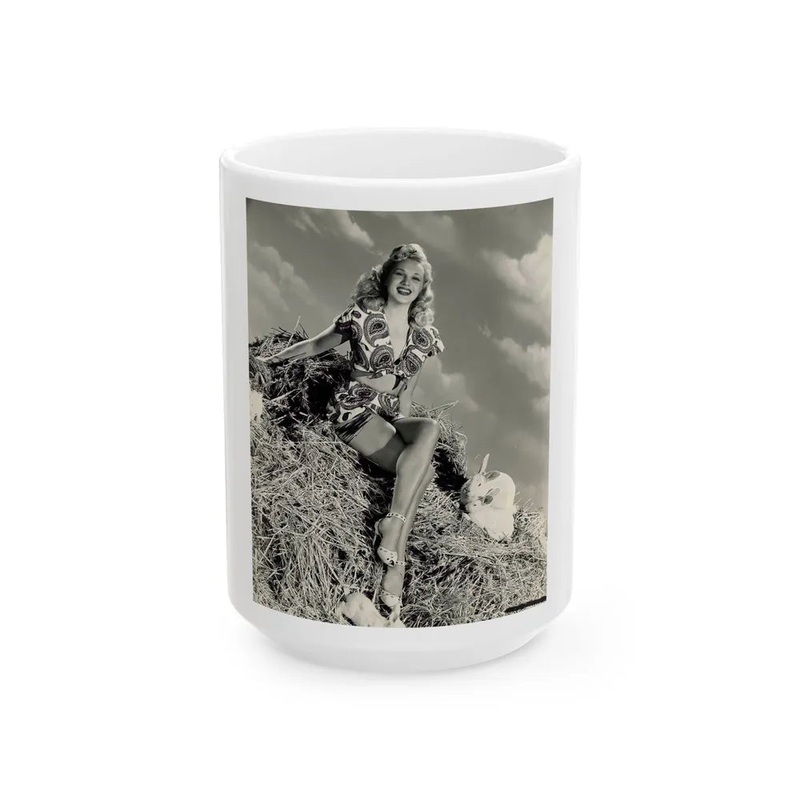 Adele Jergens #176 (Vintage Female Icon) White Coffee Mug