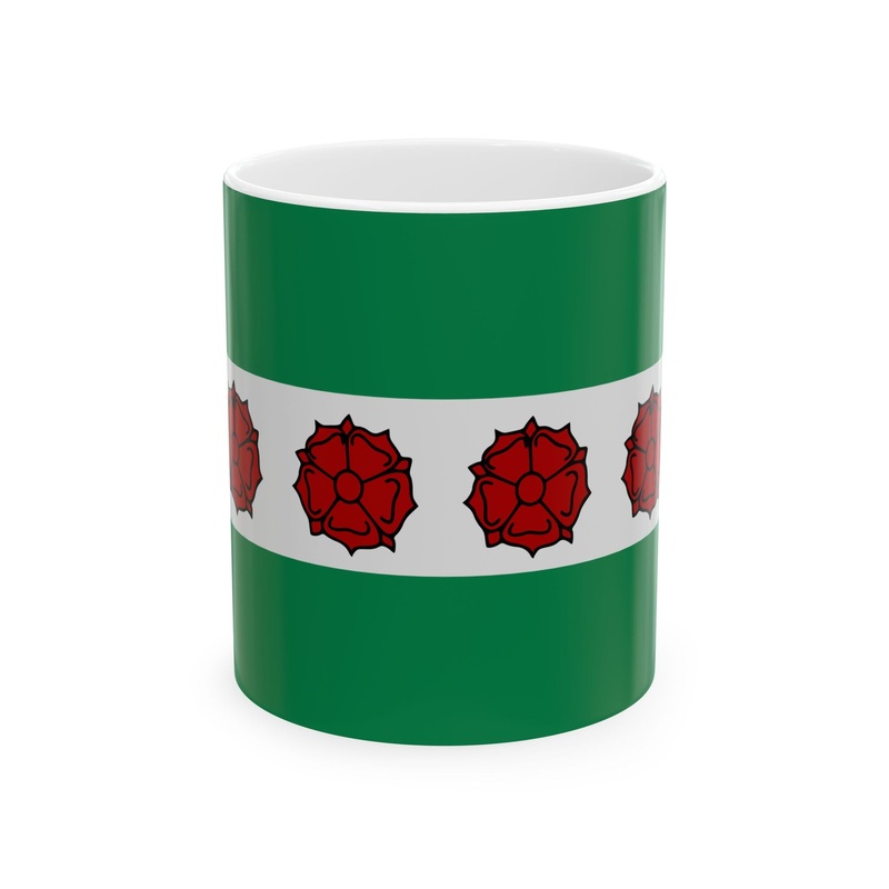 Roosdaal vlag (Belgium) White Coffee Mug
