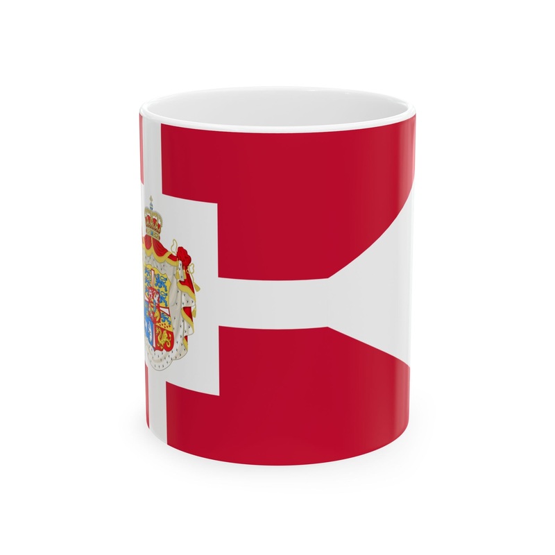 Standard of Queen Ingrid The Queen Mother 1948-2000 (Denmark) White Coffee Mug