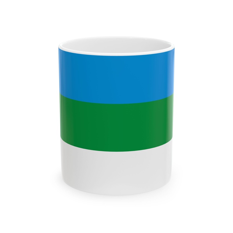 Vaste-Kuuste valla lipp (Estonia) White Coffee Mug