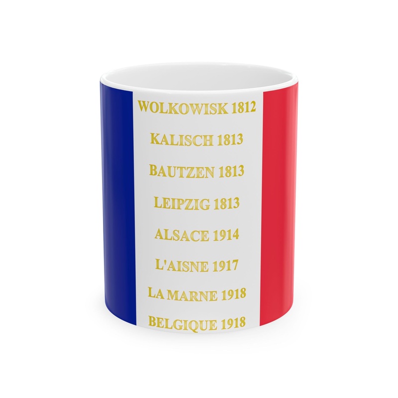 133e regiment dinfanterie de ligne-drapeau (France) White Coffee Mug