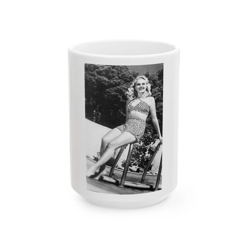 Adele Jergens #126 (Vintage Female Icon) White Coffee Mug