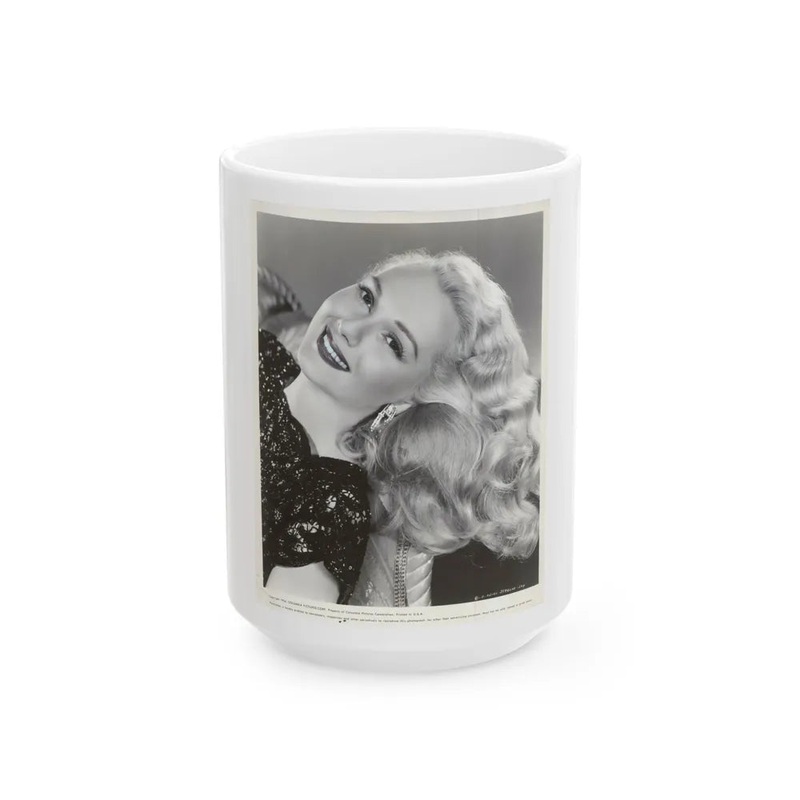 Adele Jergens #127 (Vintage Female Icon) White Coffee Mug