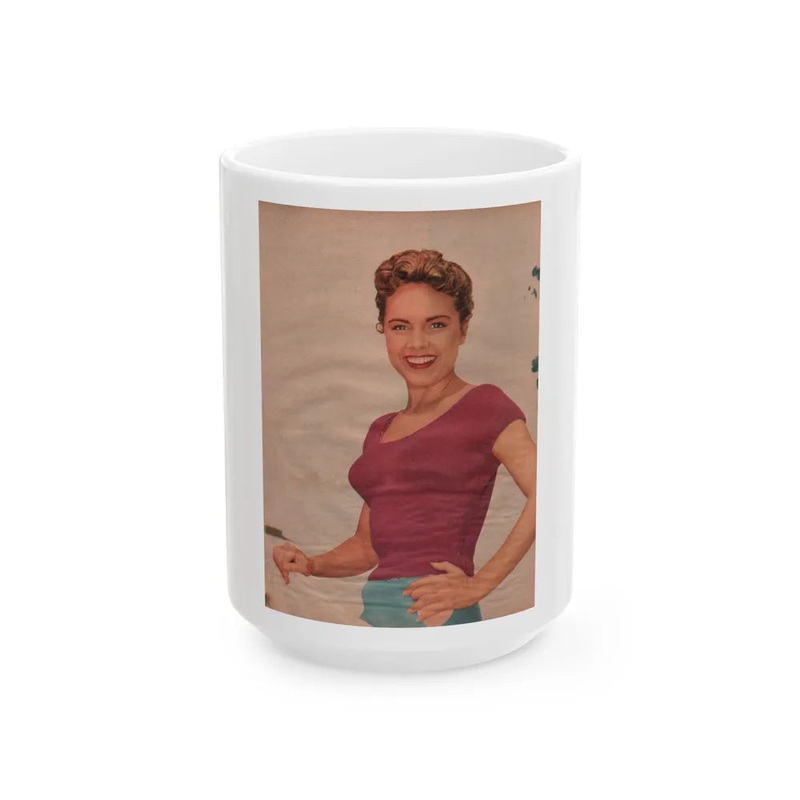 Terry Moore #519 – Magazine Page Photo (Vintage Female Icon) White Coffee Mug