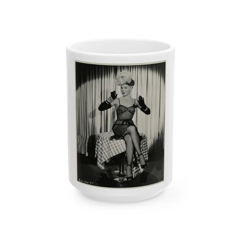 Adele Jergens #139 (Vintage Female Icon) White Coffee Mug
