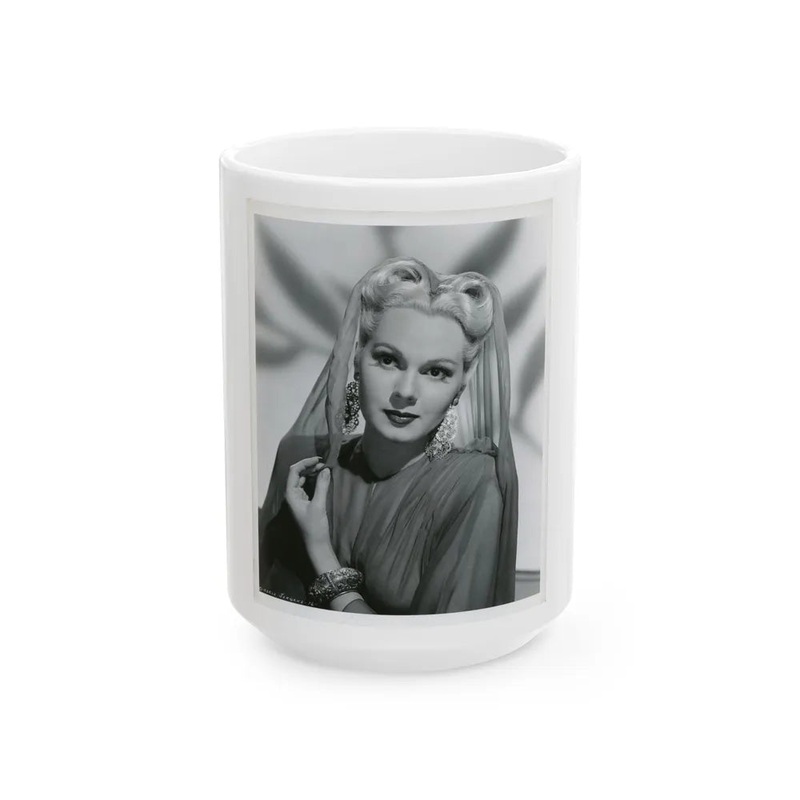Adele Jergens #167 (Vintage Female Icon) White Coffee Mug
