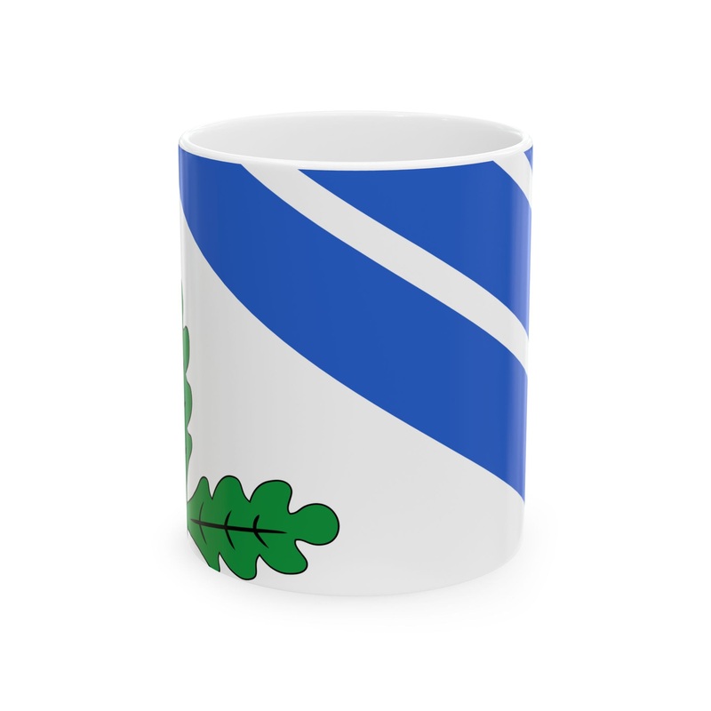 Rakvere valla lipp (Estonia) White Coffee Mug