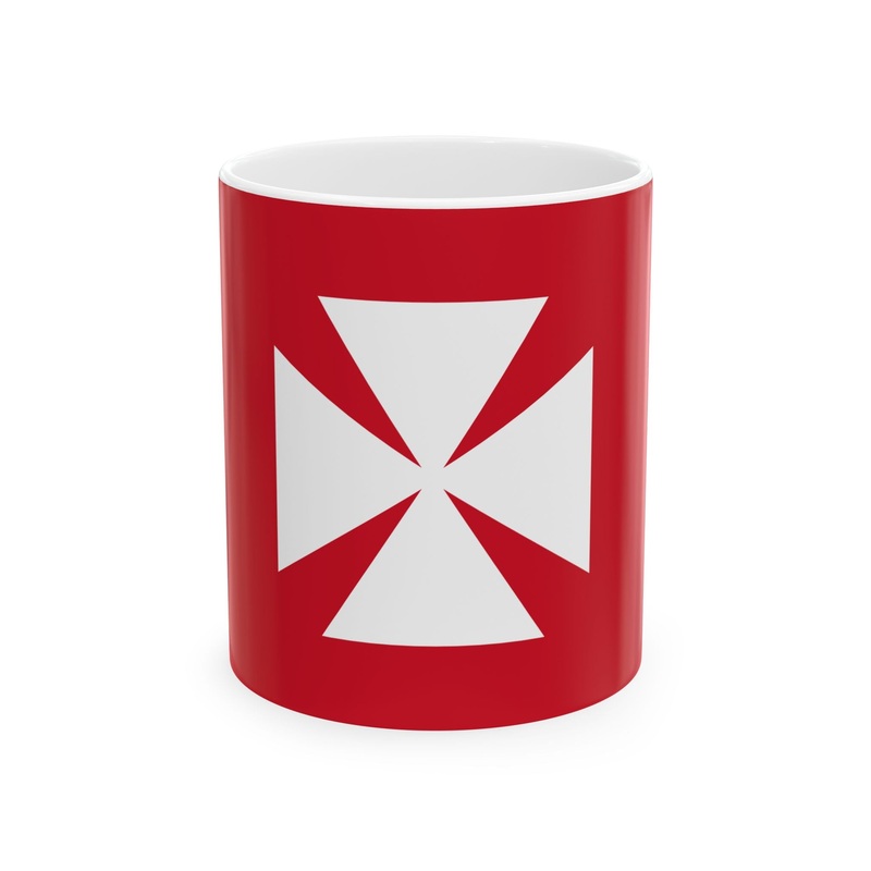 Royal Standard of Uvea 1837-1858 (France) White Coffee Mug